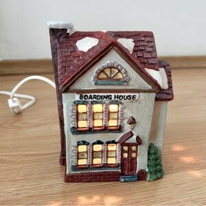 Porcelain Christmas Village Collectible